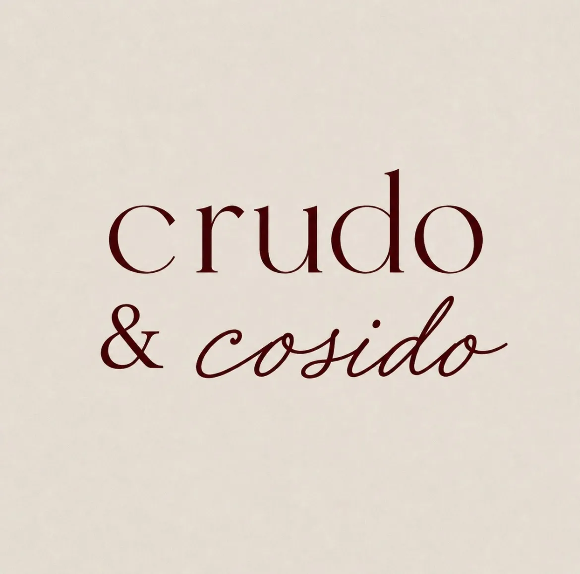 CRUDO&COSIDO