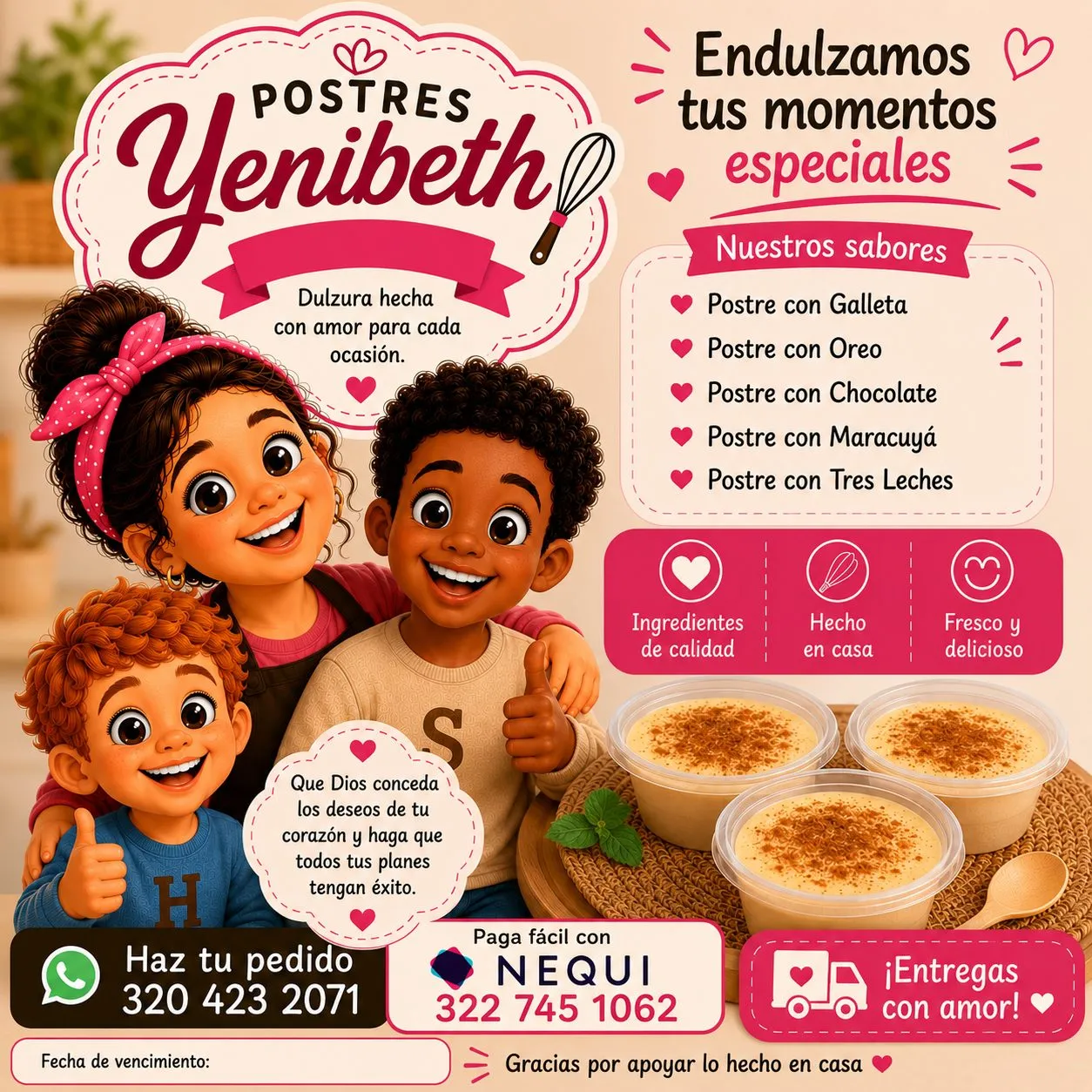 Postres yenibeth