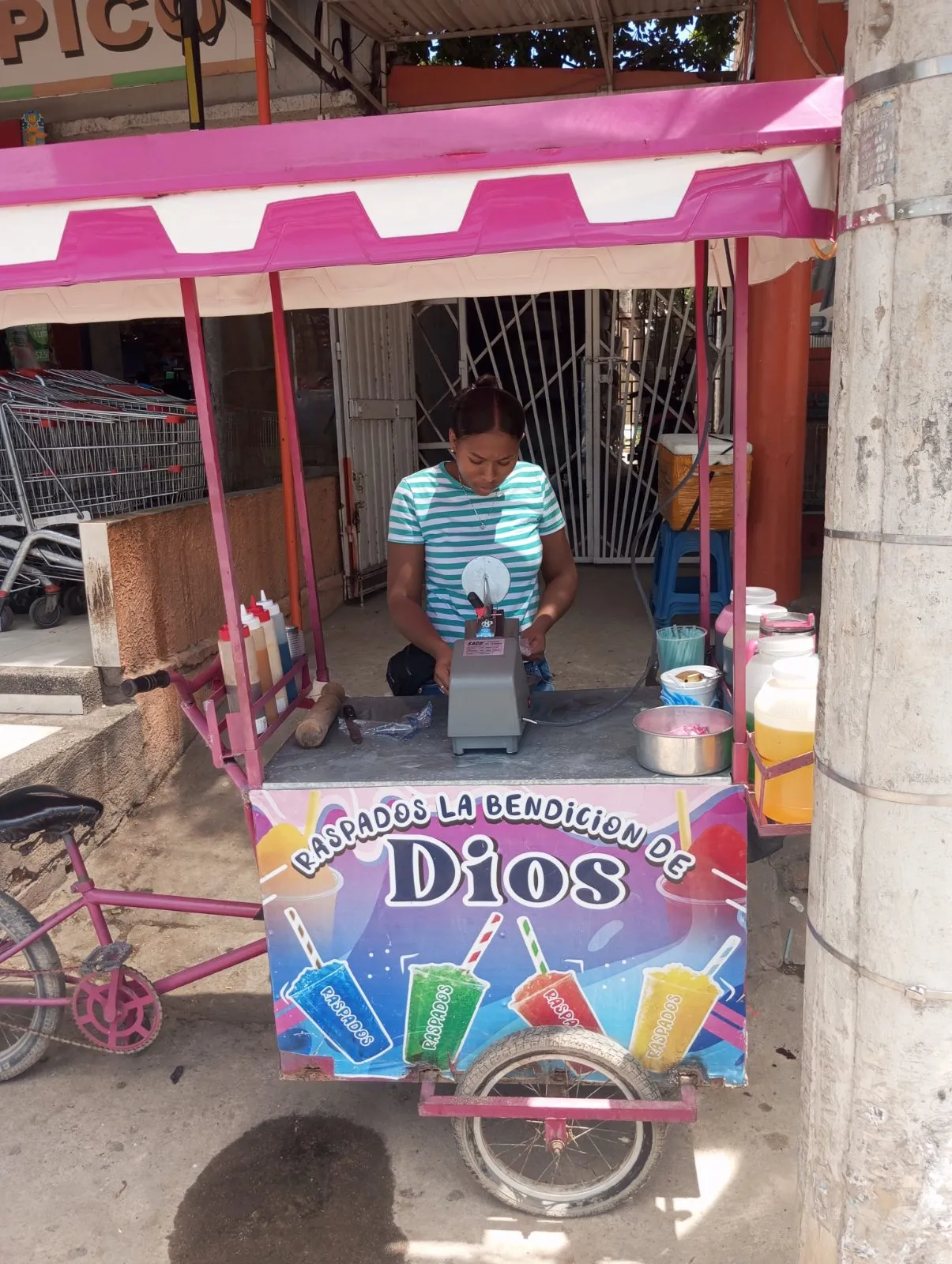 Raspado la bendición de dios